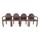 Suite de 4 chaises vintage 1960 Baumann
