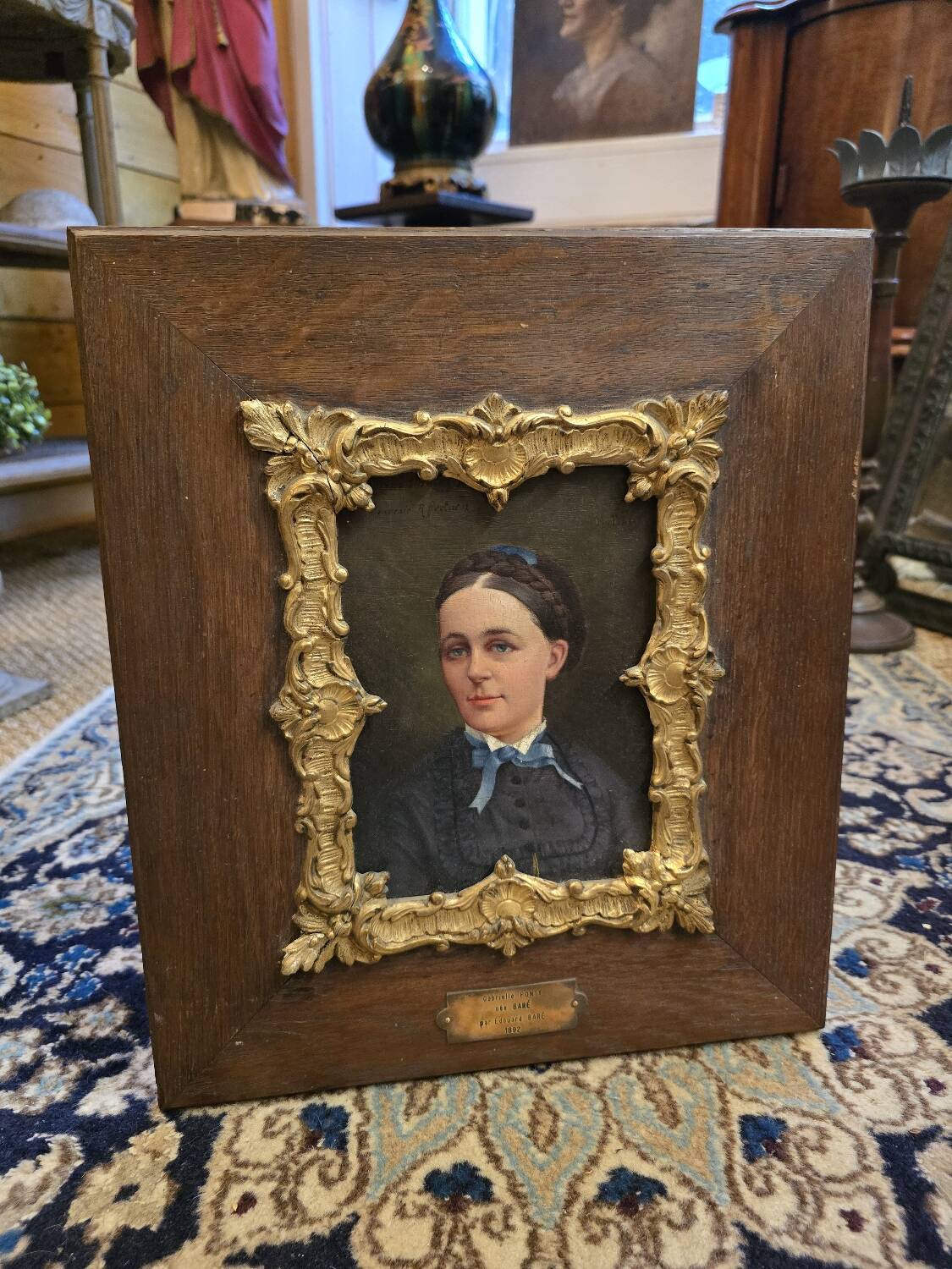 Oil on panel, 19th century