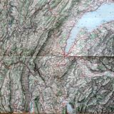 Carte ancienne genève, lausanne, thonon, nantua, annecy