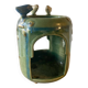 Ceramic bird candle holder