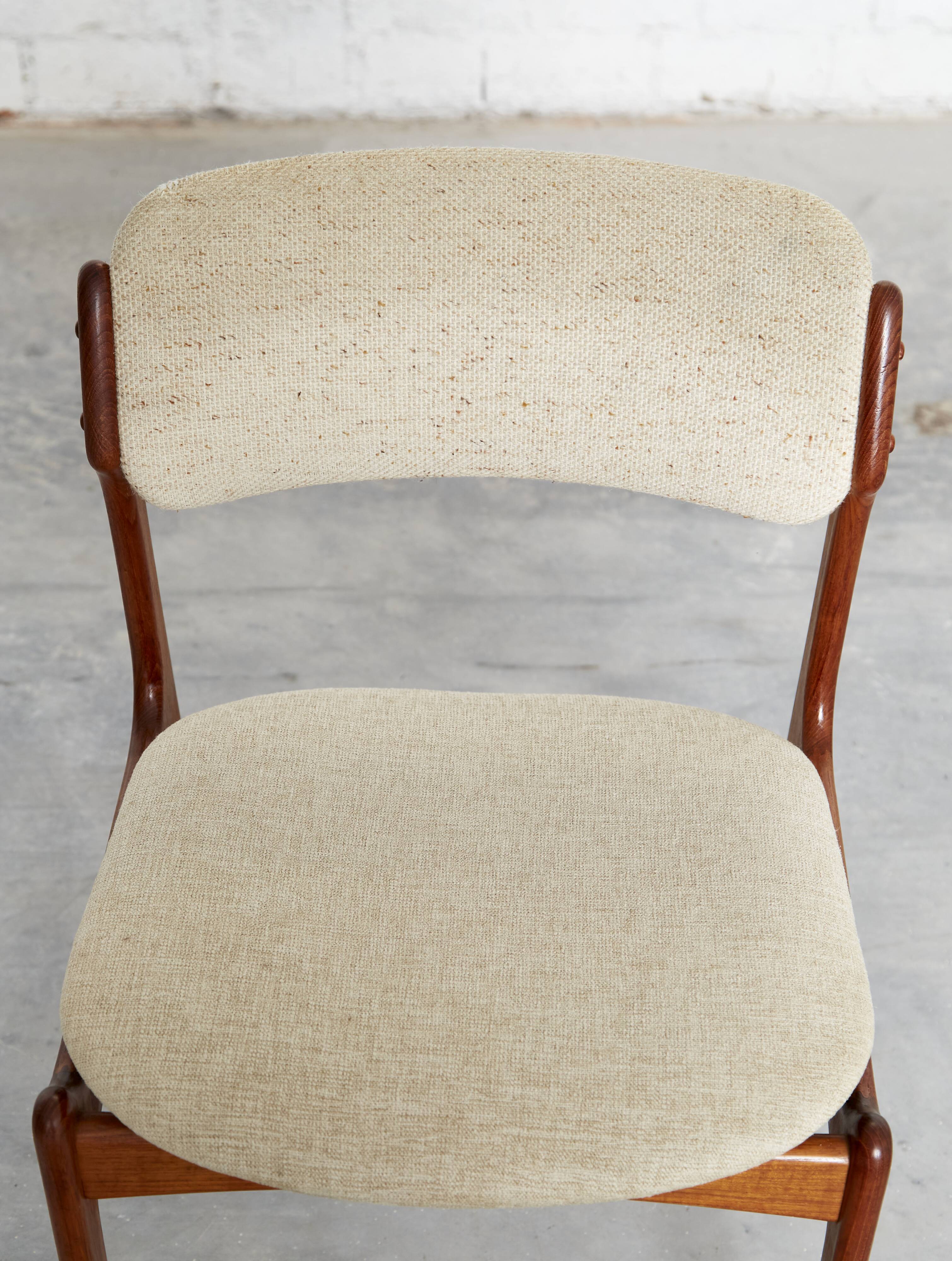 Set of 5 Erik Buck Dining Chair No.49 for O.D. Møbler