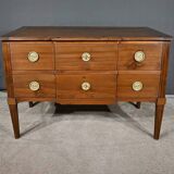 Walnut Jumping Commode, Louis XVI period – Late 18th century