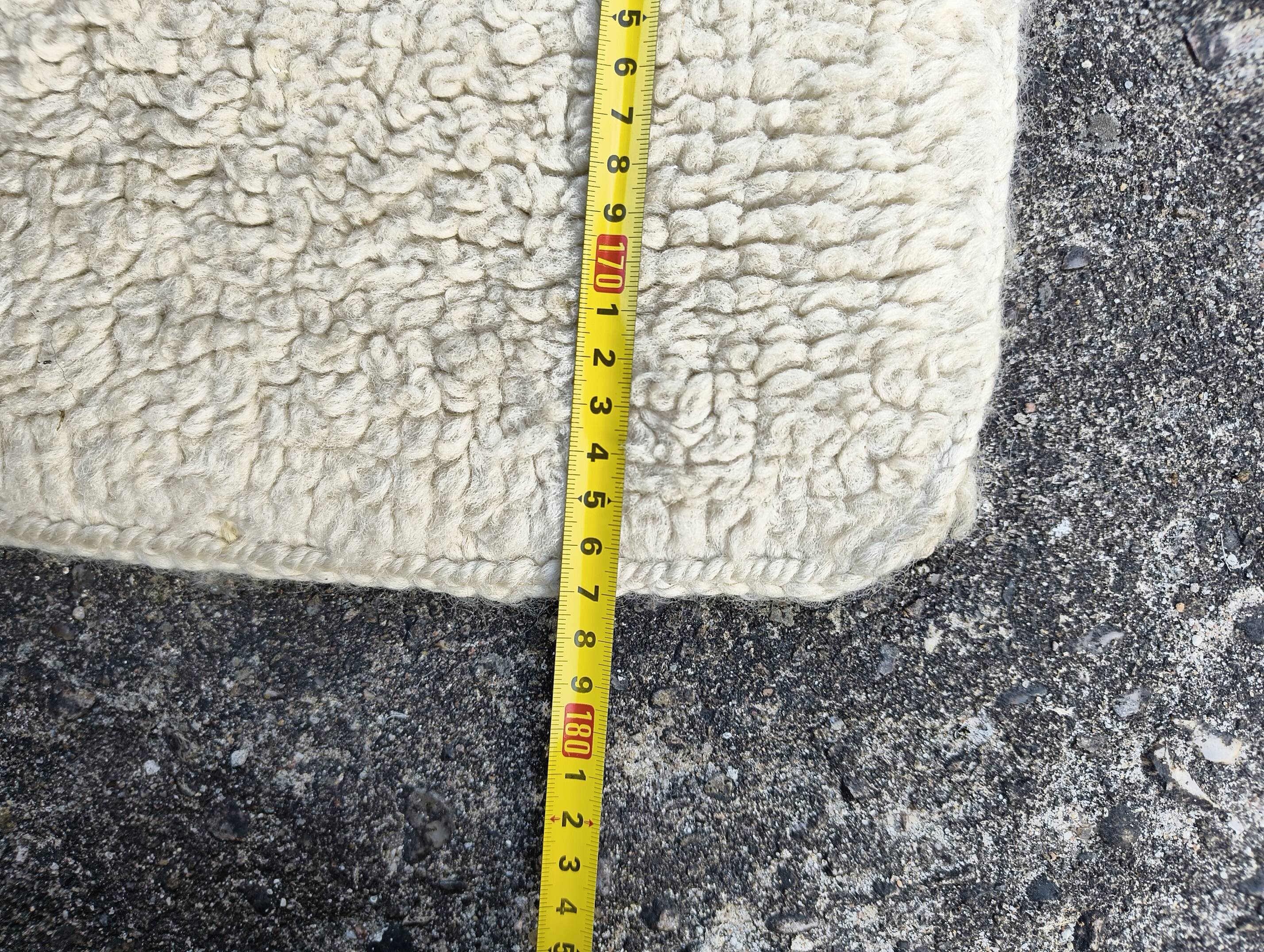 wool Pop Art carpet from the 70s