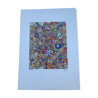 Lithograph Takashi Murakami 50x70