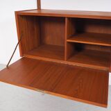 PS System Danish design teak wall system, 1960s