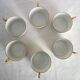 6 cups and saucers Limoges Robert Haviland, mid-20th century