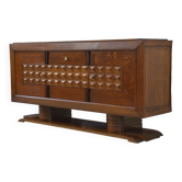 Brutalist sideboard attributed to Charles Dudouyt 1940s
