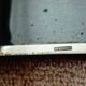 Old sterling silver cigarette case with Japanese decor