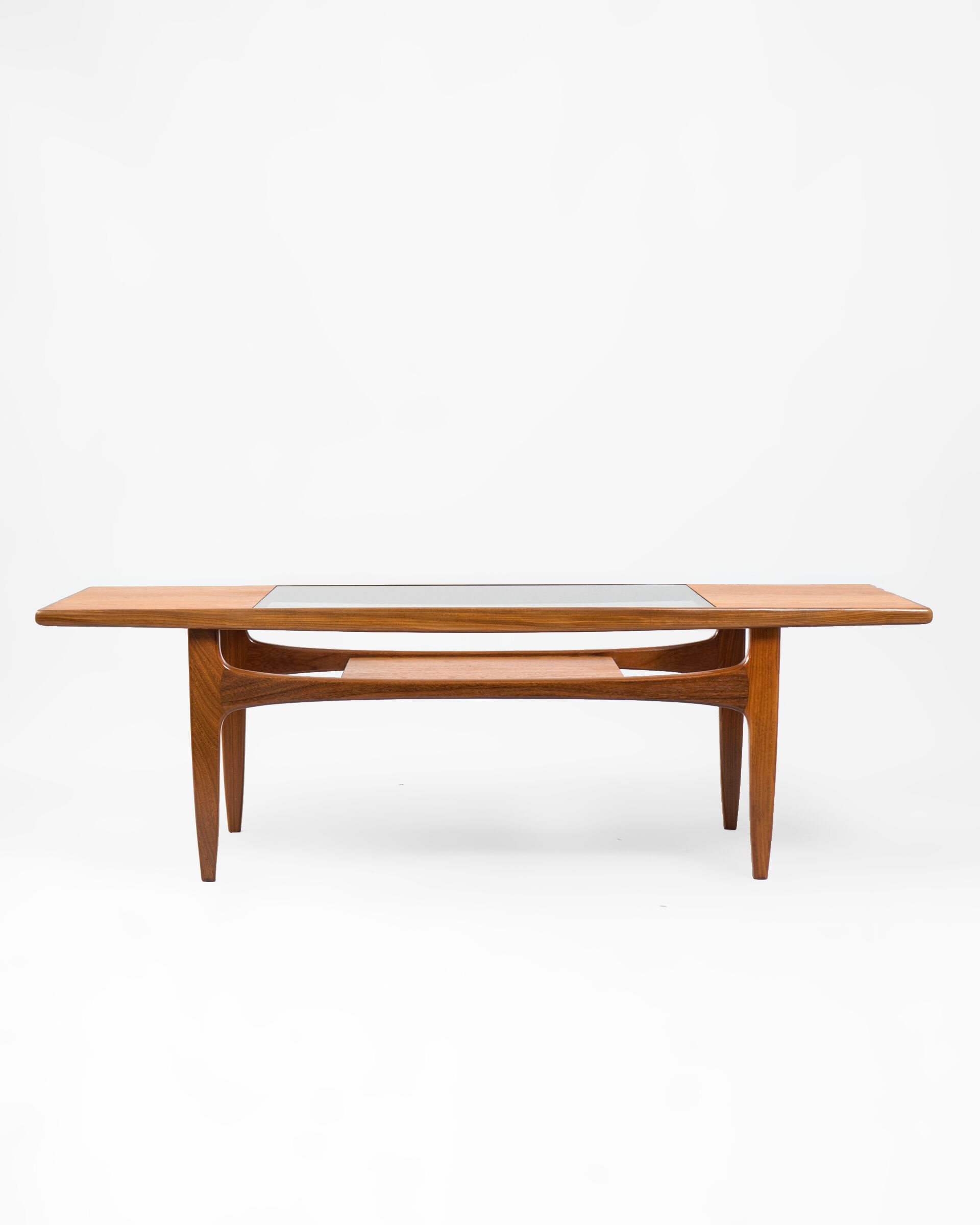 Table basse en teck et verre Fresco de G Plan, 1967