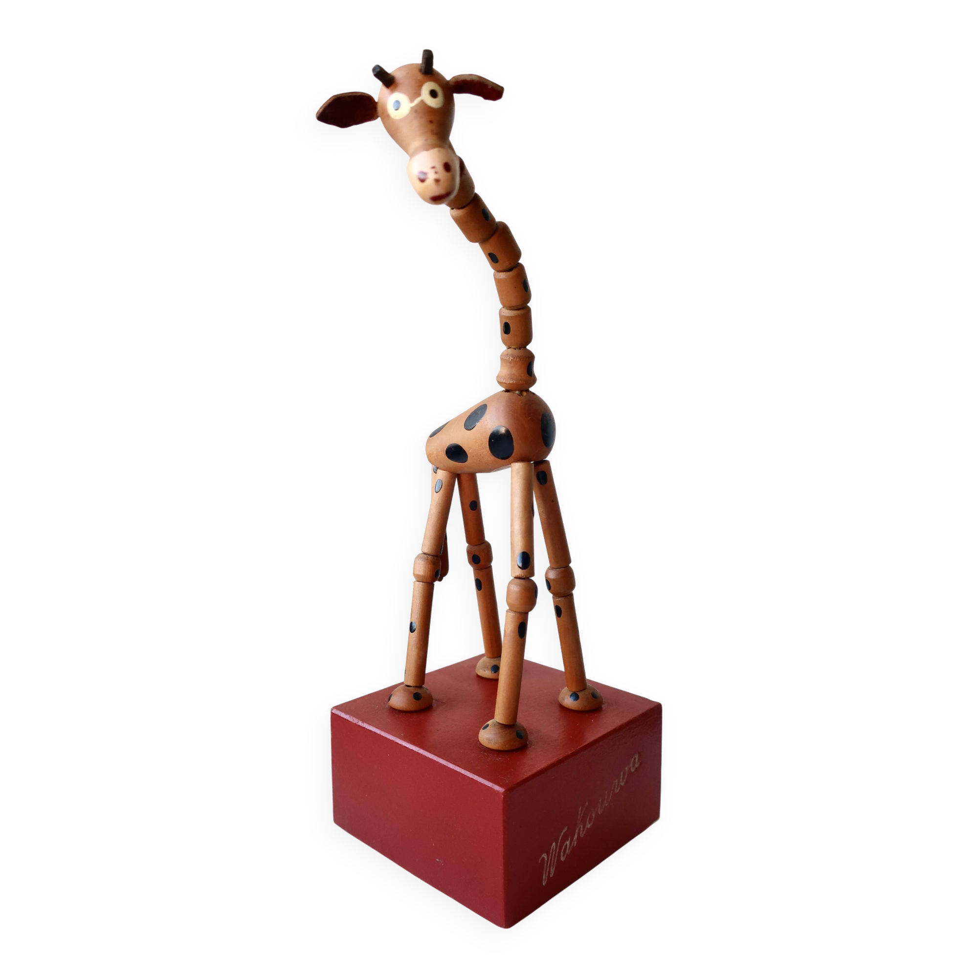 Rare and authentic Wakouwa Vintage, Giraffe model, 1950s