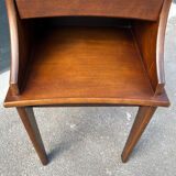 Wooden bedside table with drawer