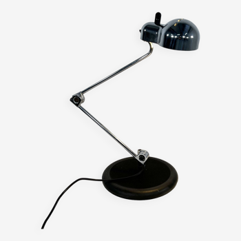 “Topo” Chrome Desk Lamp by Joe Colombo for Stilnovo, 1970s