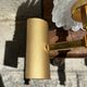Old pair of wall sconces by Maison Lunel in brass and glass.