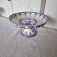 Old moustiers jules vieillard bourdeux compotier dish on base, late 19th century