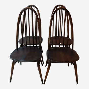 Lots de 4 chaises 365 Quaker de Ercol