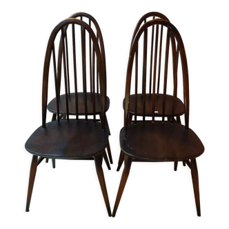 Lots de 4 chaises 365 Quaker de Ercol