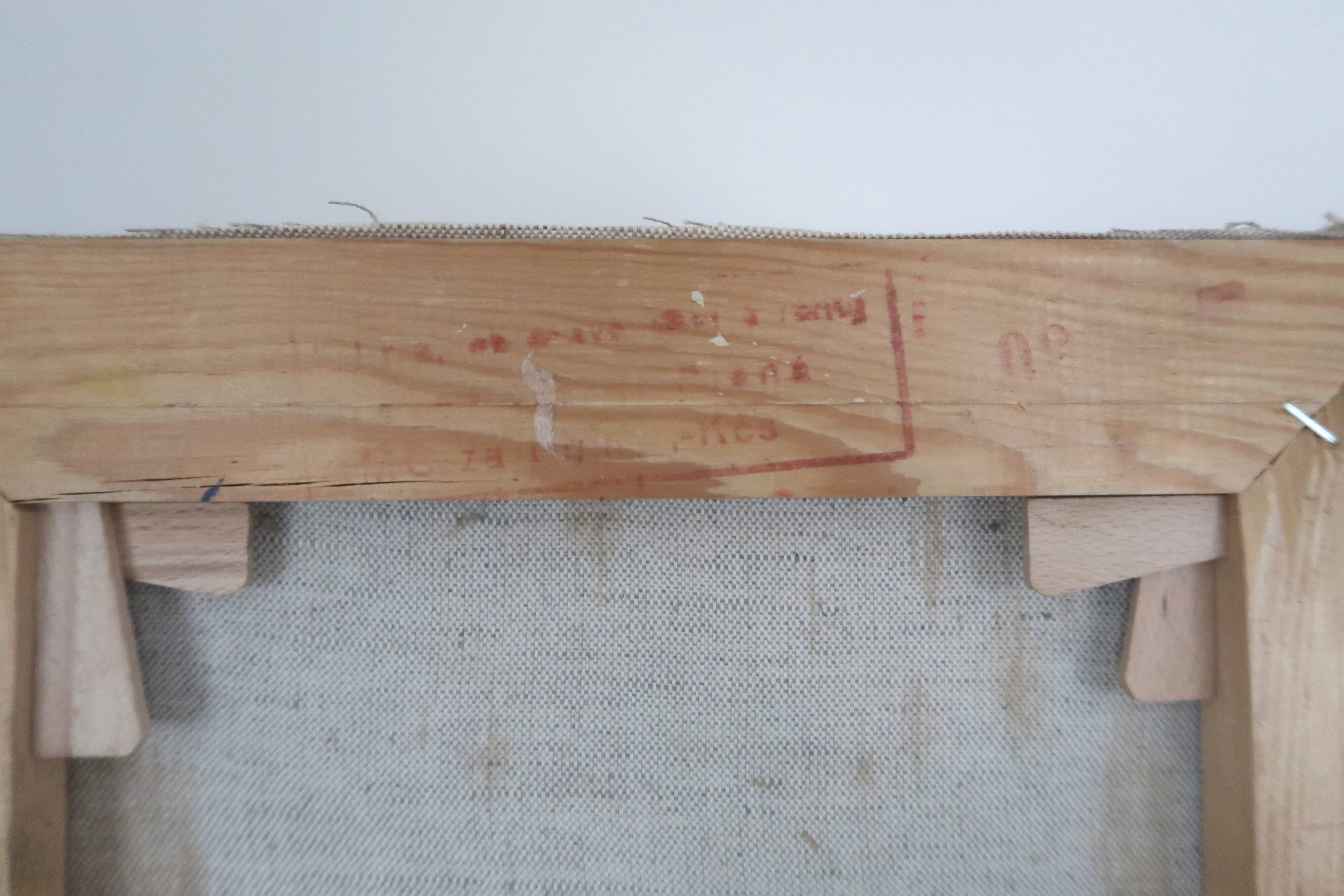 Tableau, peinture abstraite constructiviste, république tchèque