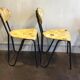 Paire de chaises vintage