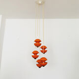 1970s Modernist cascading lamp by Klaus Hempel for Kaiser Leuchten