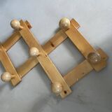 Vintage 70s wall coat rack