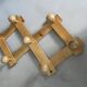 Vintage 70s wall coat rack