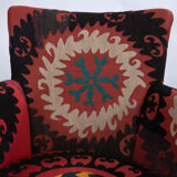 Fauteuil ethnic bergere