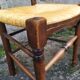 Chaises paillés rustique