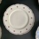 6 Paris porcelain plates, "A la Reine" model, 1890, Damon