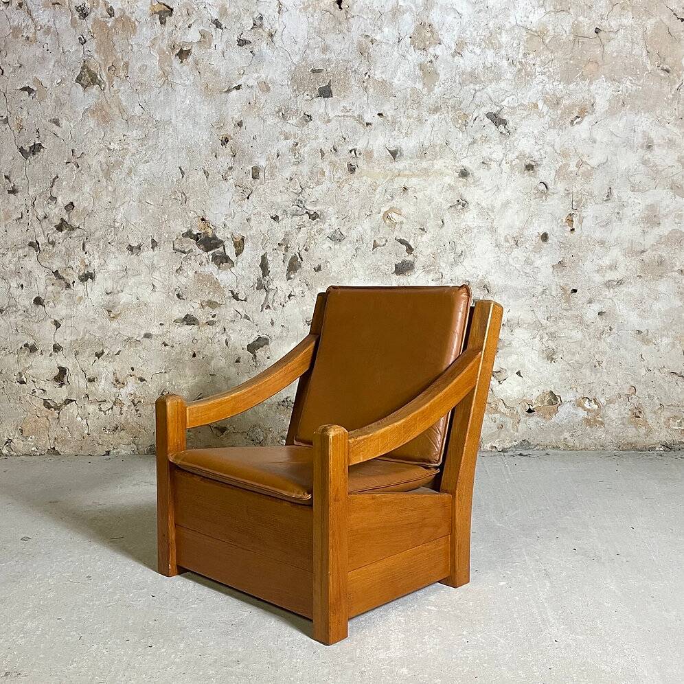 Brutalist armchairs