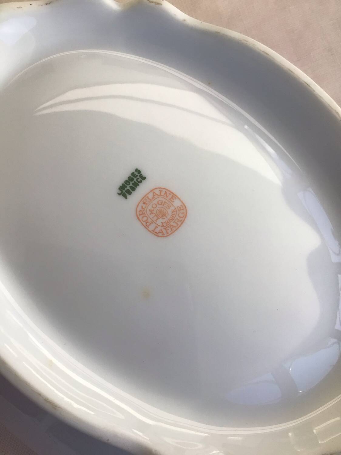 Porcelain dinner service