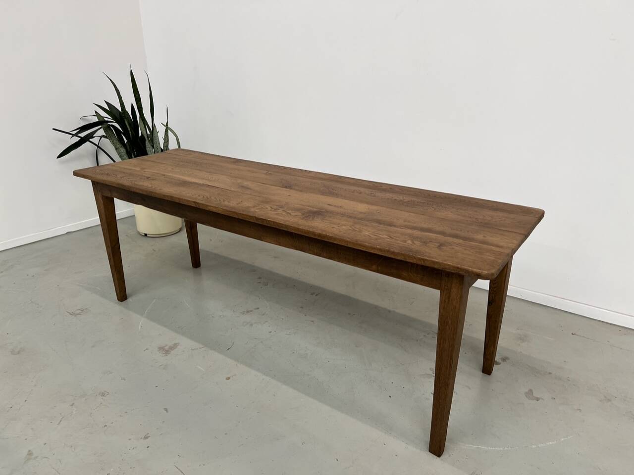 Oak farm table 220cm