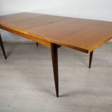 Scandinavian extendable table teak