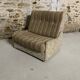 Vintage convertible armchair into a guest bed