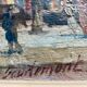 Oil, painting, Saudemont, Moulin Rouge, Paris