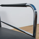 Swedish Leather Armchair by Gunilla Allard for Lammhults, 1990s