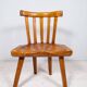Swedish folk art chair from the 19th century with highly decorative forms.