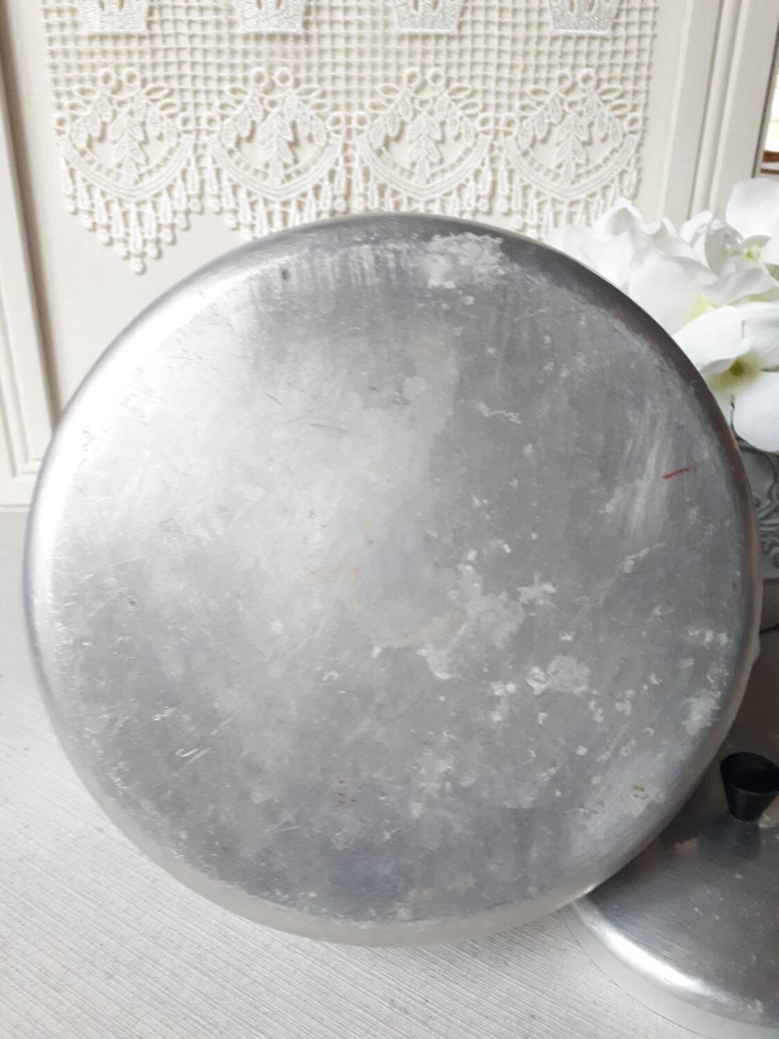 Vintage aluminum kettle