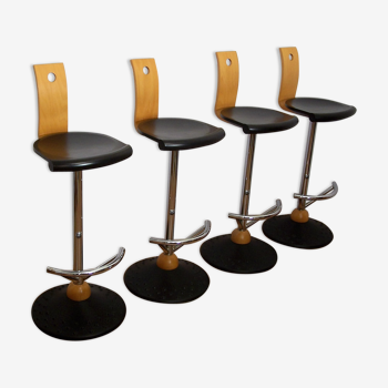 Ensemble de 4 tabourets " Le Pub " design par Mirima