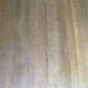 Oak coffee table on wheels