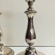 Pair of candlesticks Christofle silver metal