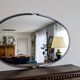 Miroir mural vintage par Metalvetro pour Galvorame – Italie 1966 – 89x59cm
