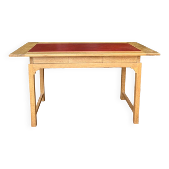 Solid oak design desk 1960