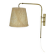XXL adjustable Brass Wall Light Italy, 1950s