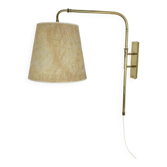 XXL adjustable Brass Wall Light Italy, 1950s