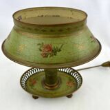 Small tin bouillotte lamp