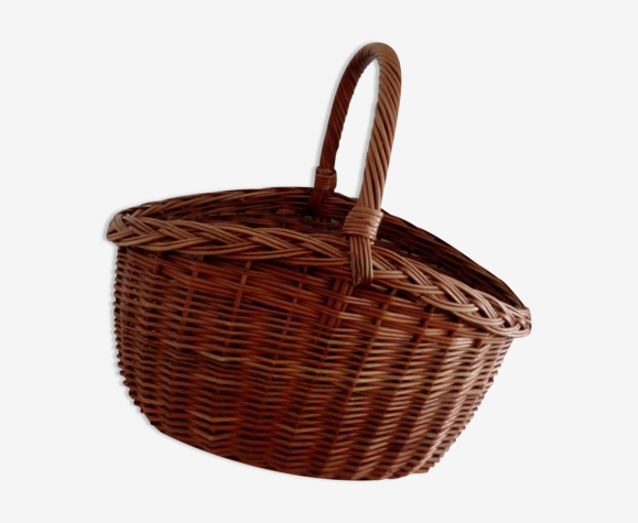 Panier en osier pour le marché