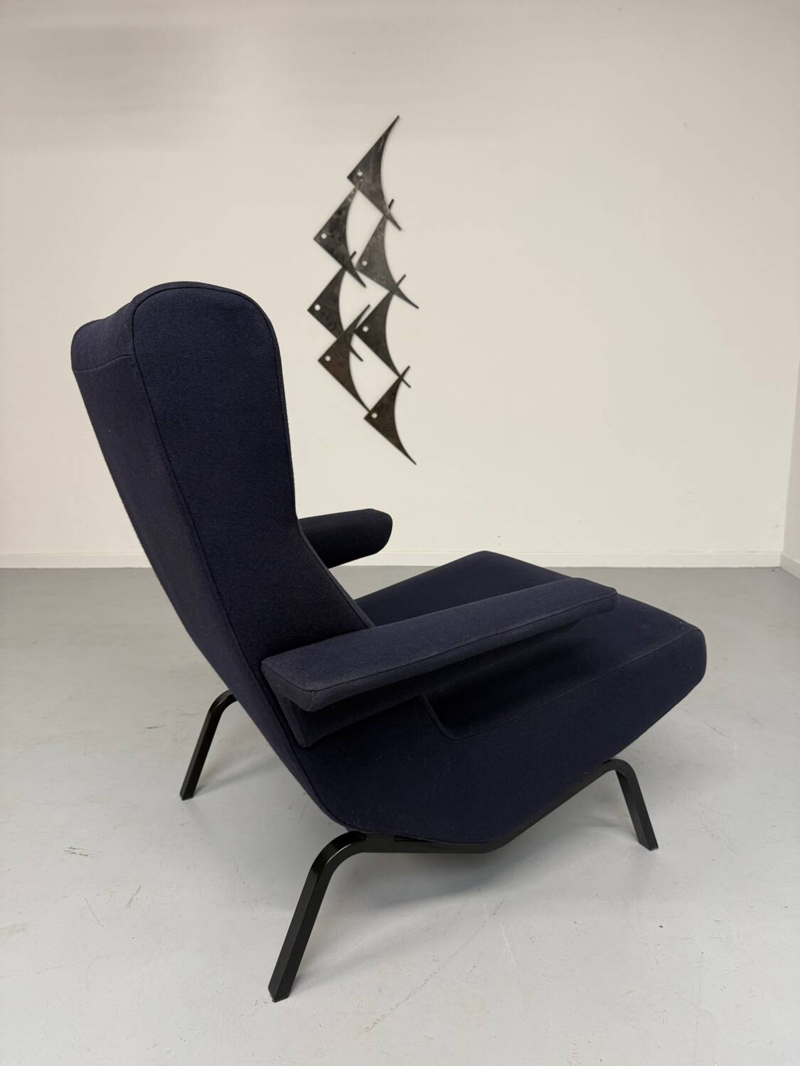 Archi Ligne Roset armchair, Pierre Paulin design, CM 195 HD, vintage blue
