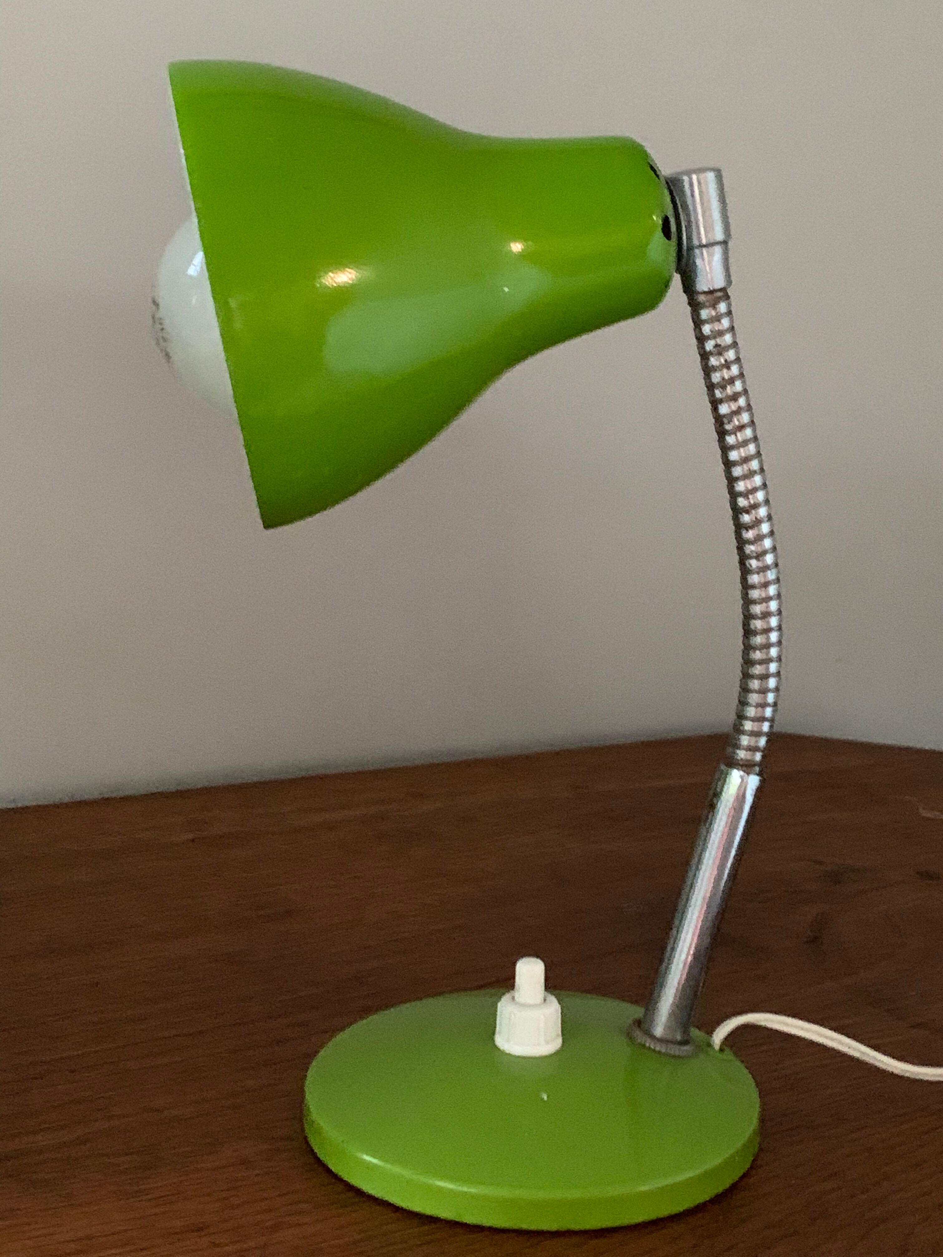 Small vintage metal lamp