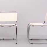 Pair Mart Stam s33 cantilever chairs 1970s