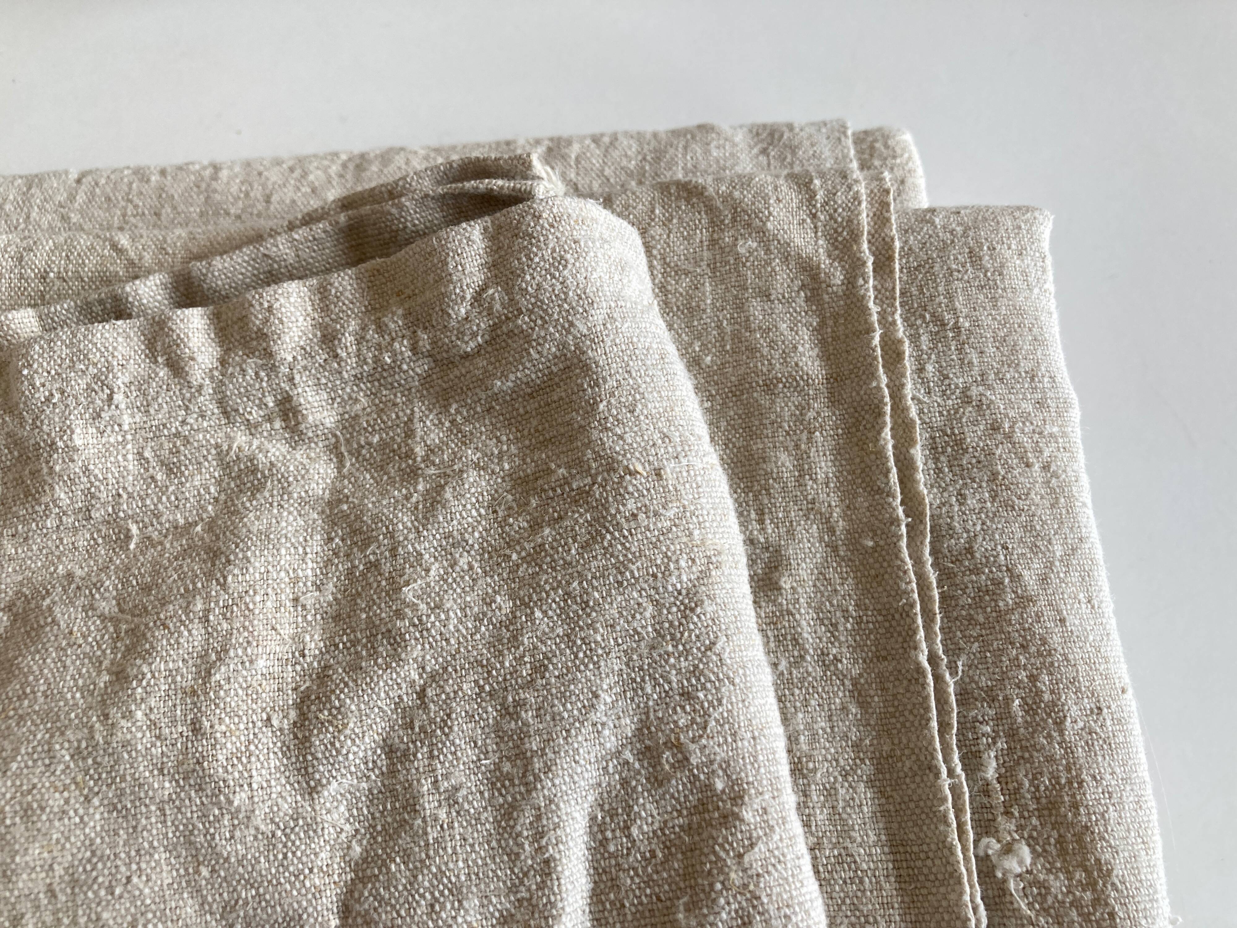 Farm tablecloth 19th in hemp canvas, reserve of trousseau L270cm